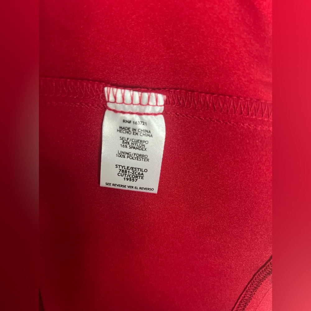 Mini Red Dress - Picture 5 of 5